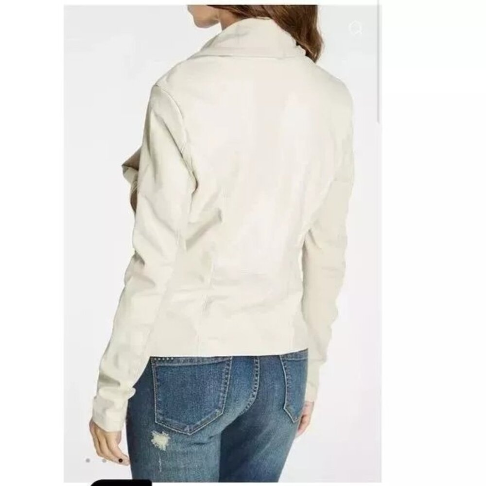 Blank NYC Private Practice Gray Vegan Moto Jacket - Picture 2 of 4